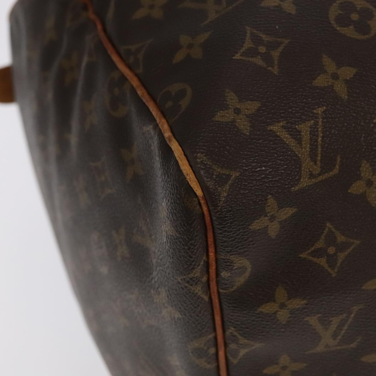 LOUIS VUITTON Monogram Keepall 55 Boston Bag M41424 LV Auth 95728