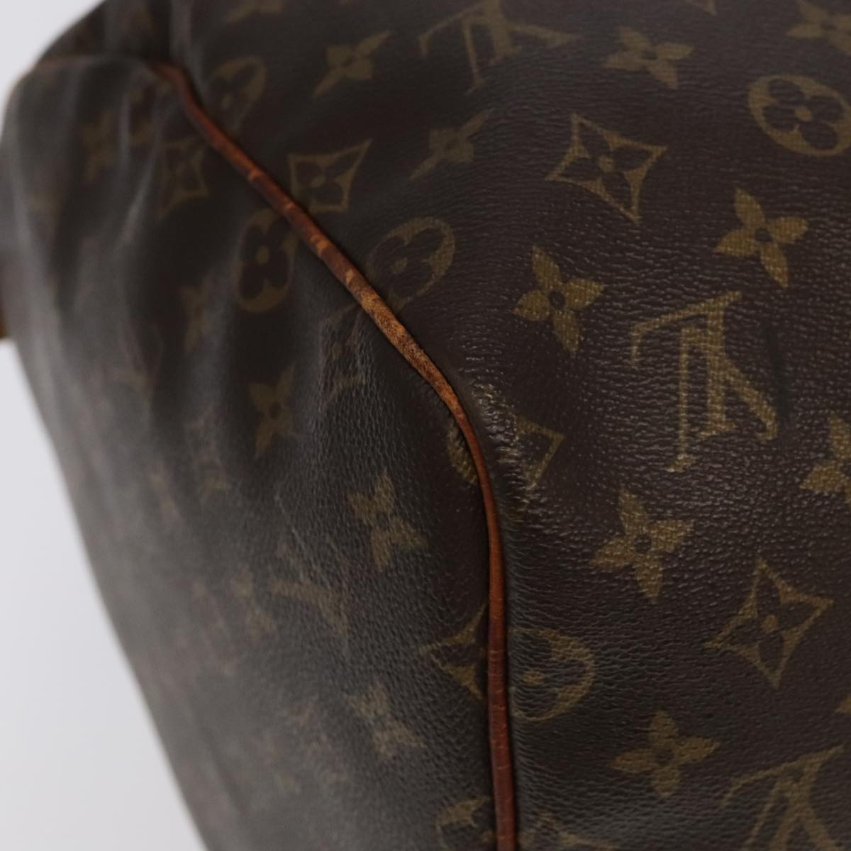 LOUIS VUITTON Monogram Keepall 55 Boston Bag M41424 LV Auth 95728