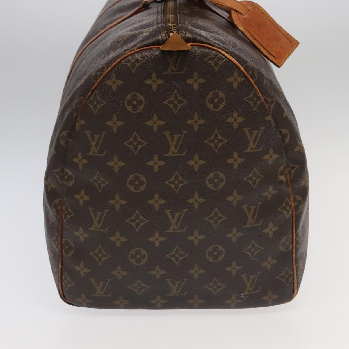 LOUIS VUITTON Monogram Keepall 55 Boston Bag M41424 LV Auth 95728