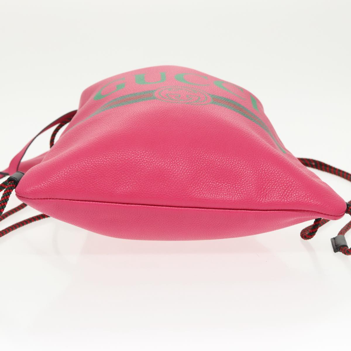 GUCCI Backpack Leather Pink 523586 Auth 95840V