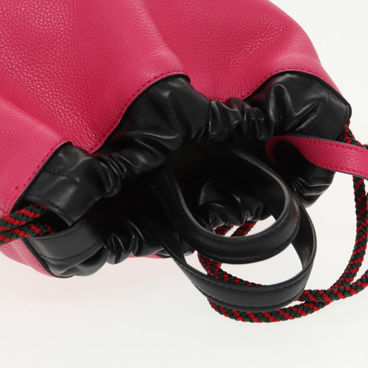 GUCCI Backpack Leather Pink 523586 Auth 95840V