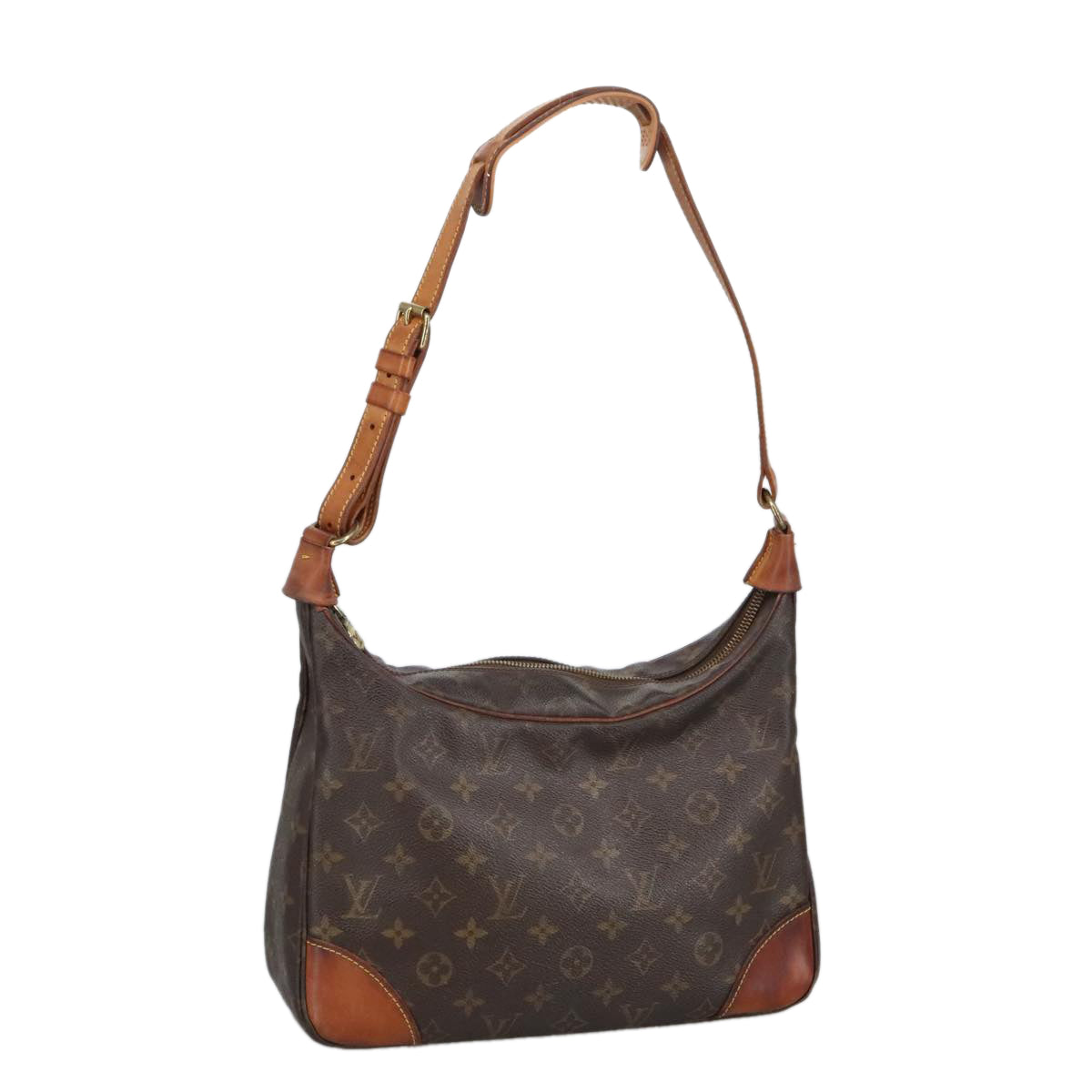 LOUIS VUITTON Monogram Boulogne 30 Shoulder Bag M51265 LV Auth 95841