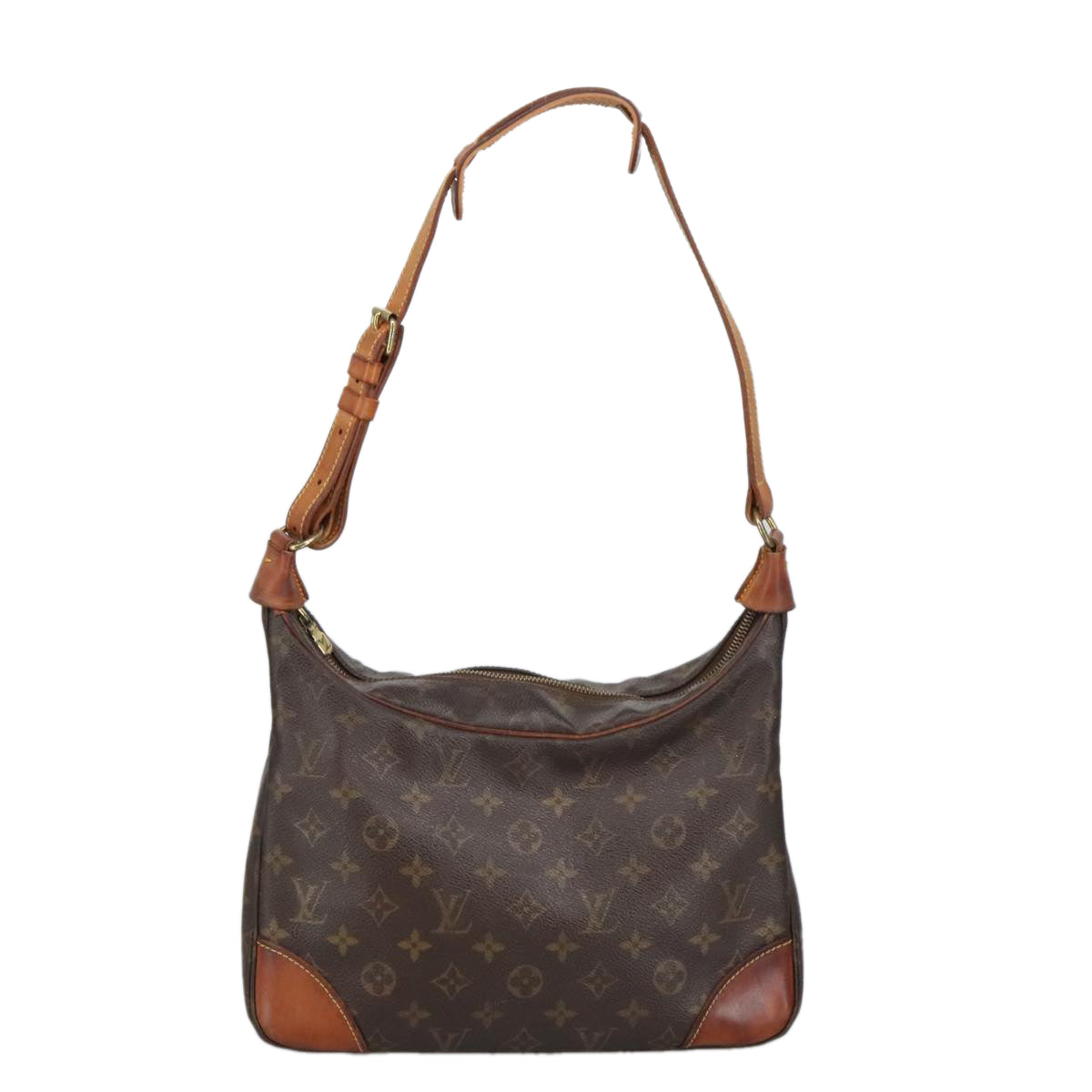 LOUIS VUITTON Monogram Boulogne 30 Shoulder Bag M51265 LV Auth 95841