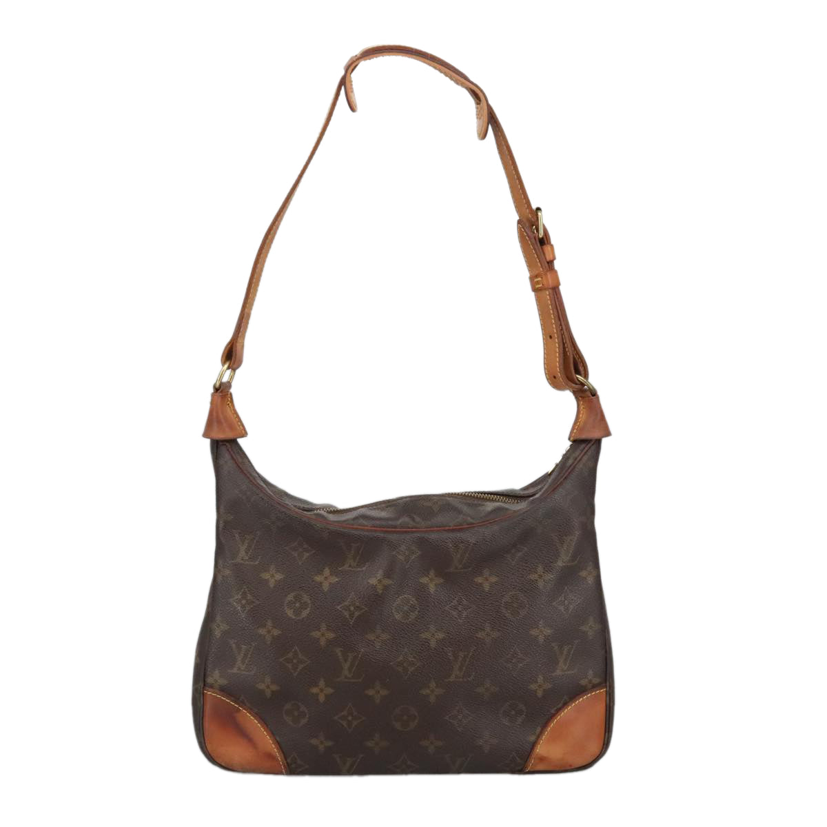 LOUIS VUITTON Monogram Boulogne 30 Shoulder Bag M51265 LV Auth 95841