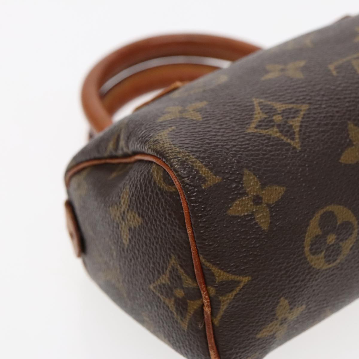 LOUIS VUITTON Monogram Mini Speedy Hand Bag M41534 LV Auth 95860