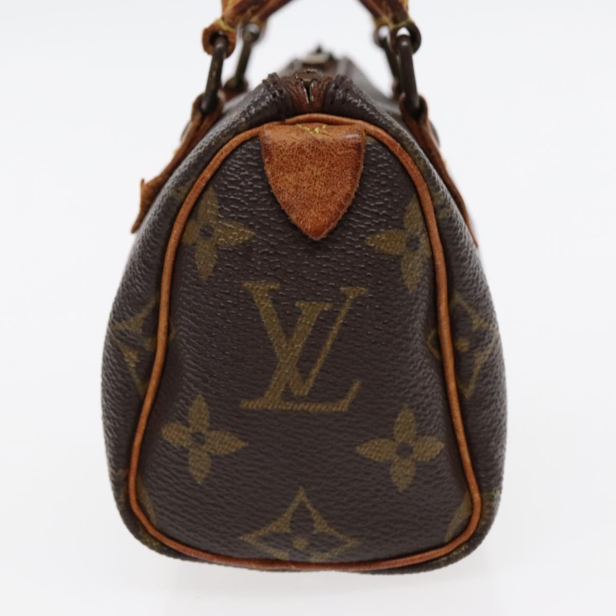 LOUIS VUITTON Monogram Mini Speedy Hand Bag M41534 LV Auth 95860