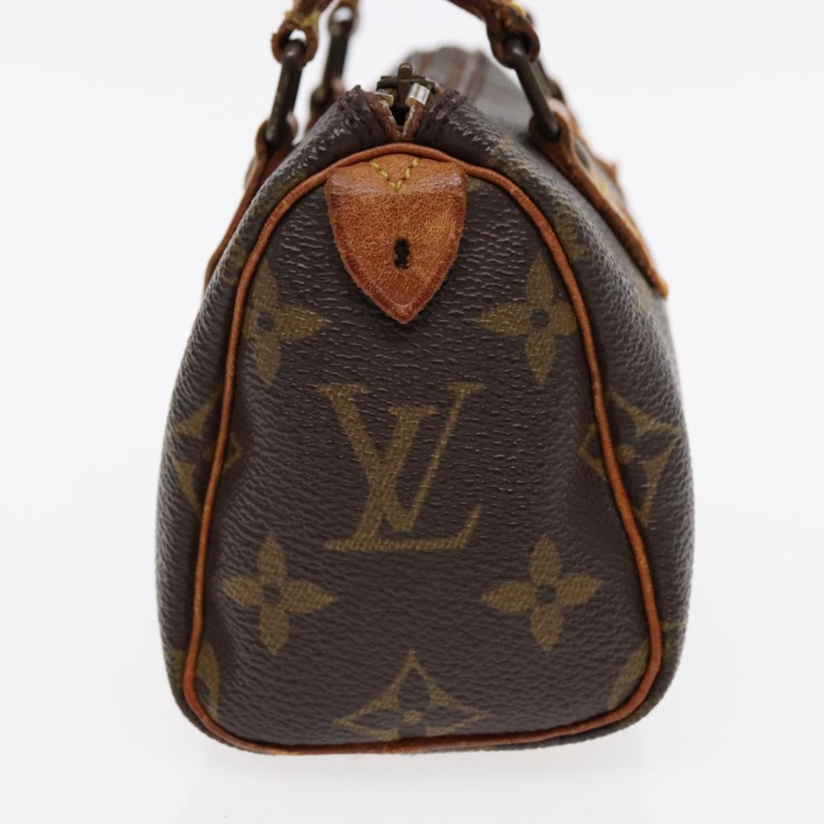 LOUIS VUITTON Monogram Mini Speedy Hand Bag M41534 LV Auth 95860