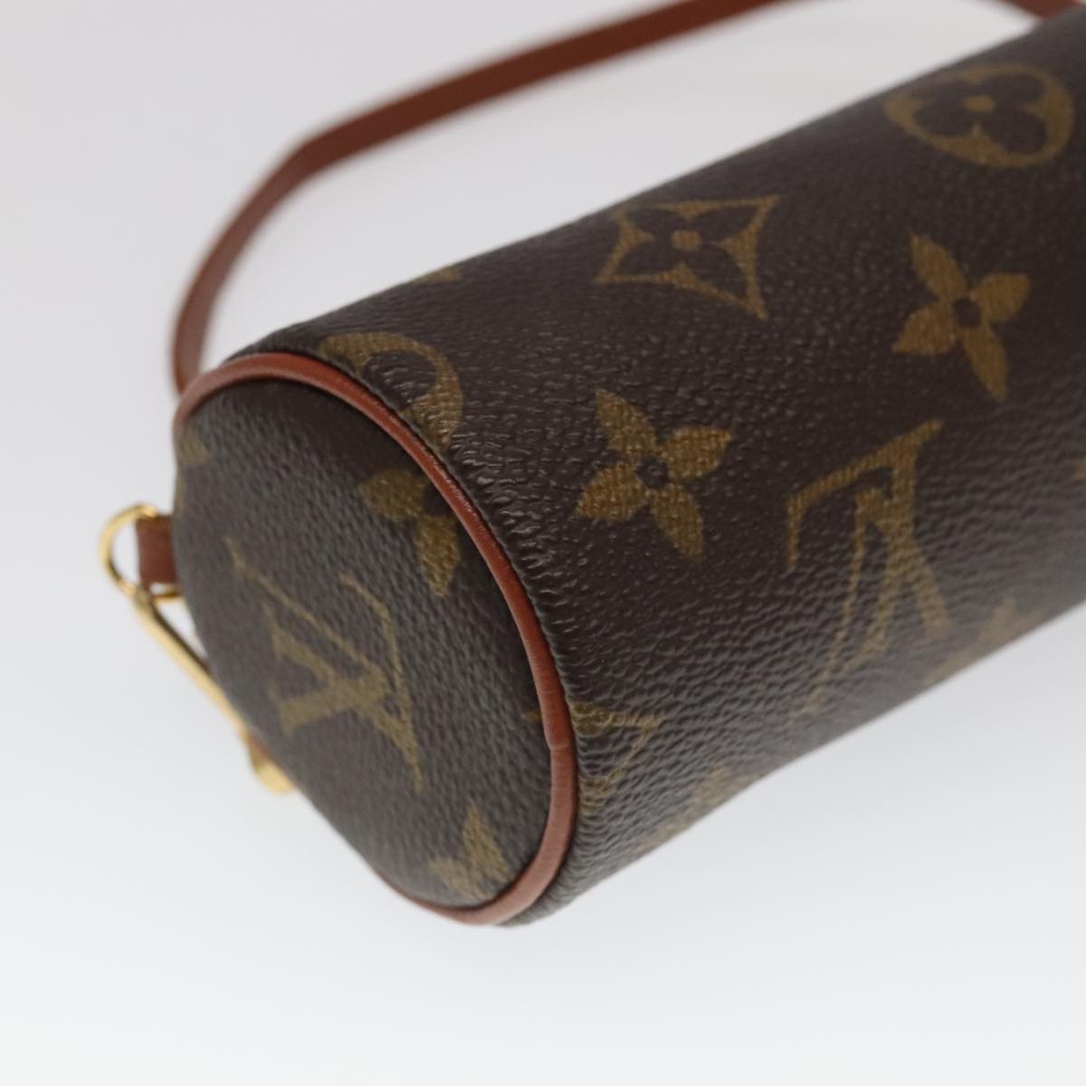 LOUIS VUITTON Monogram Papillon Pouch LV Auth 95878