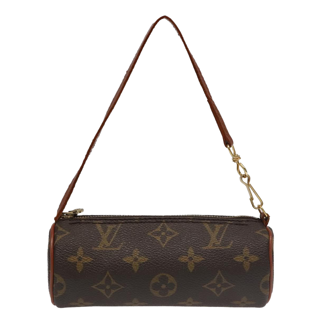 LOUIS VUITTON Monogram Papillon Pouch LV Auth 95878