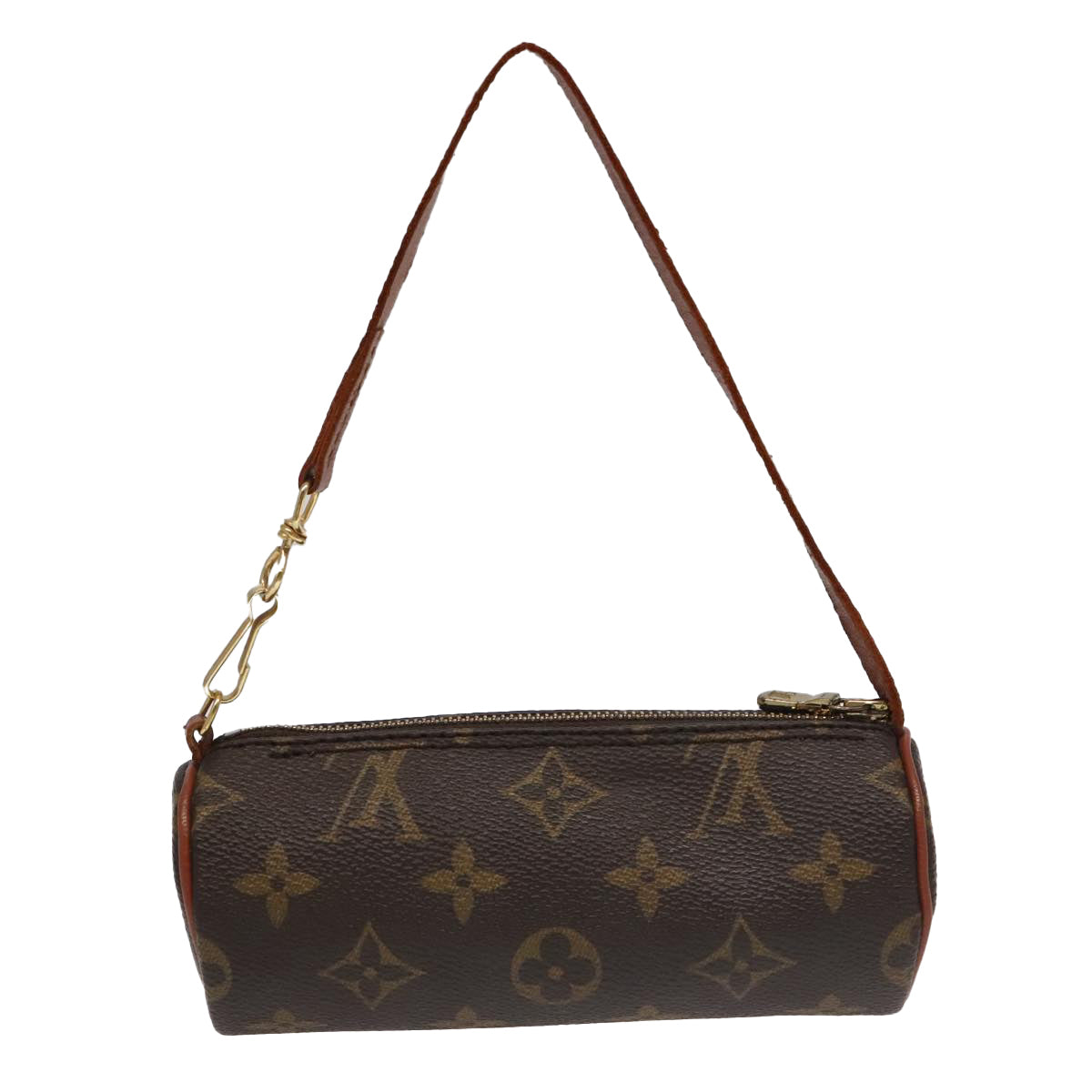 LOUIS VUITTON Monogram Papillon Pouch LV Auth 95878