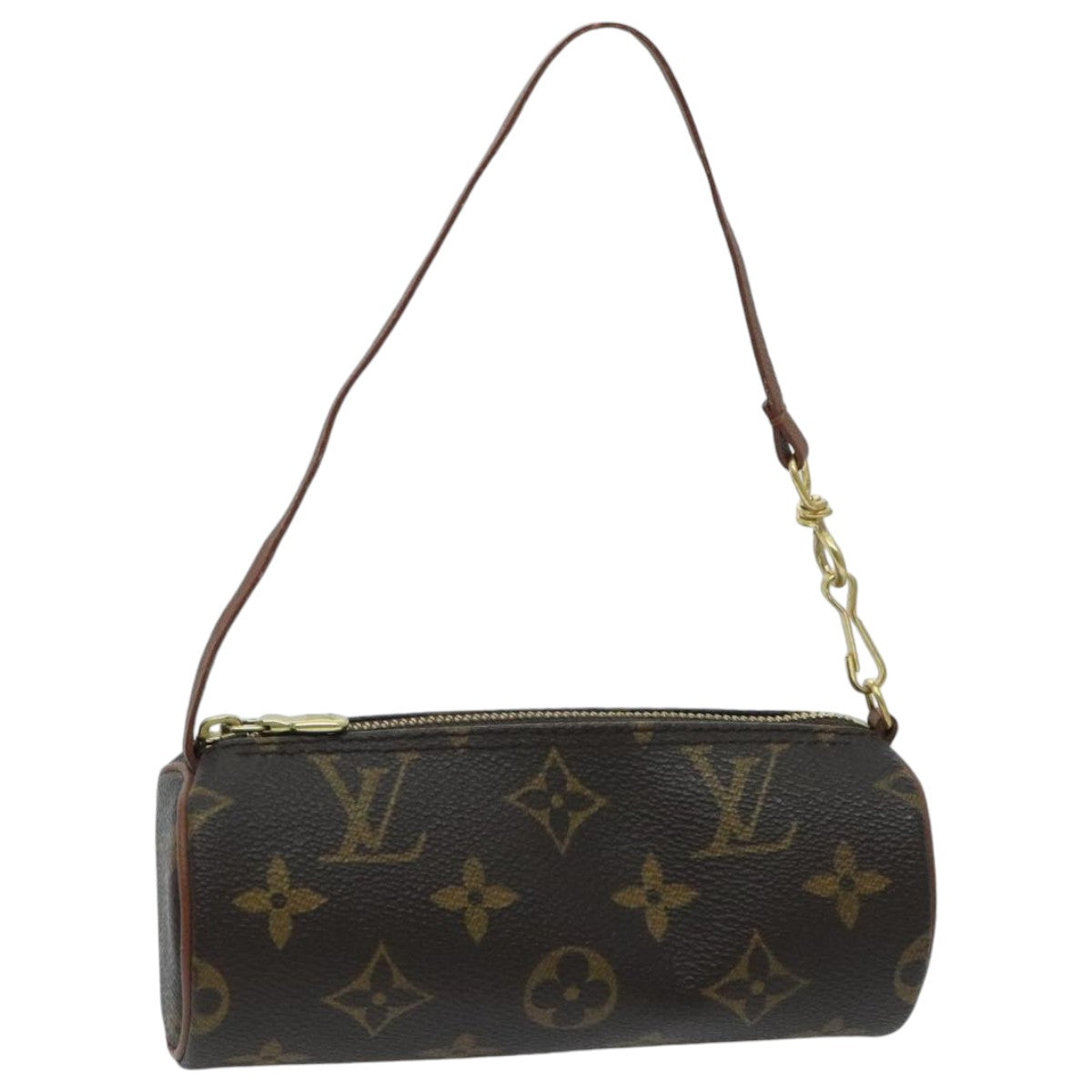 LOUIS VUITTON Monogram Papillon Pouch LV Auth 95889