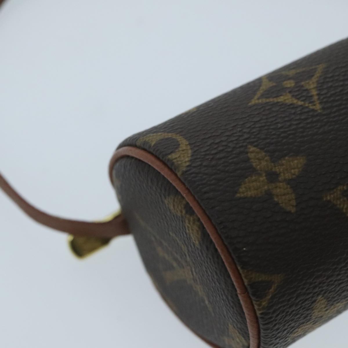 LOUIS VUITTON Monogram Papillon Pouch LV Auth 95889