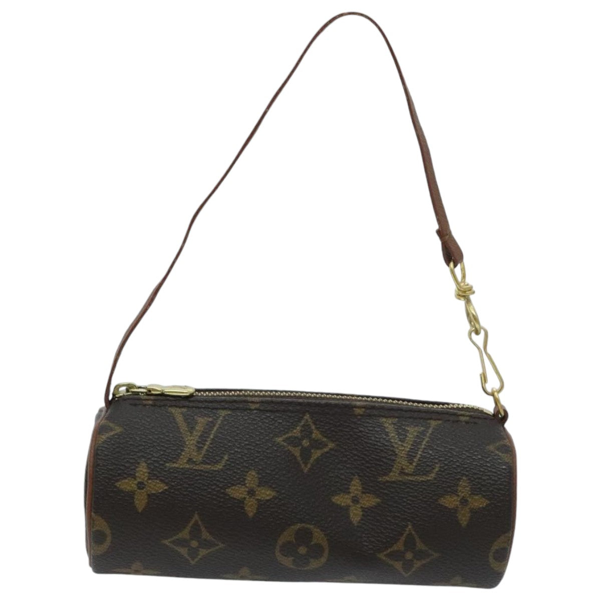 LOUIS VUITTON Monogram Papillon Pouch LV Auth 95889