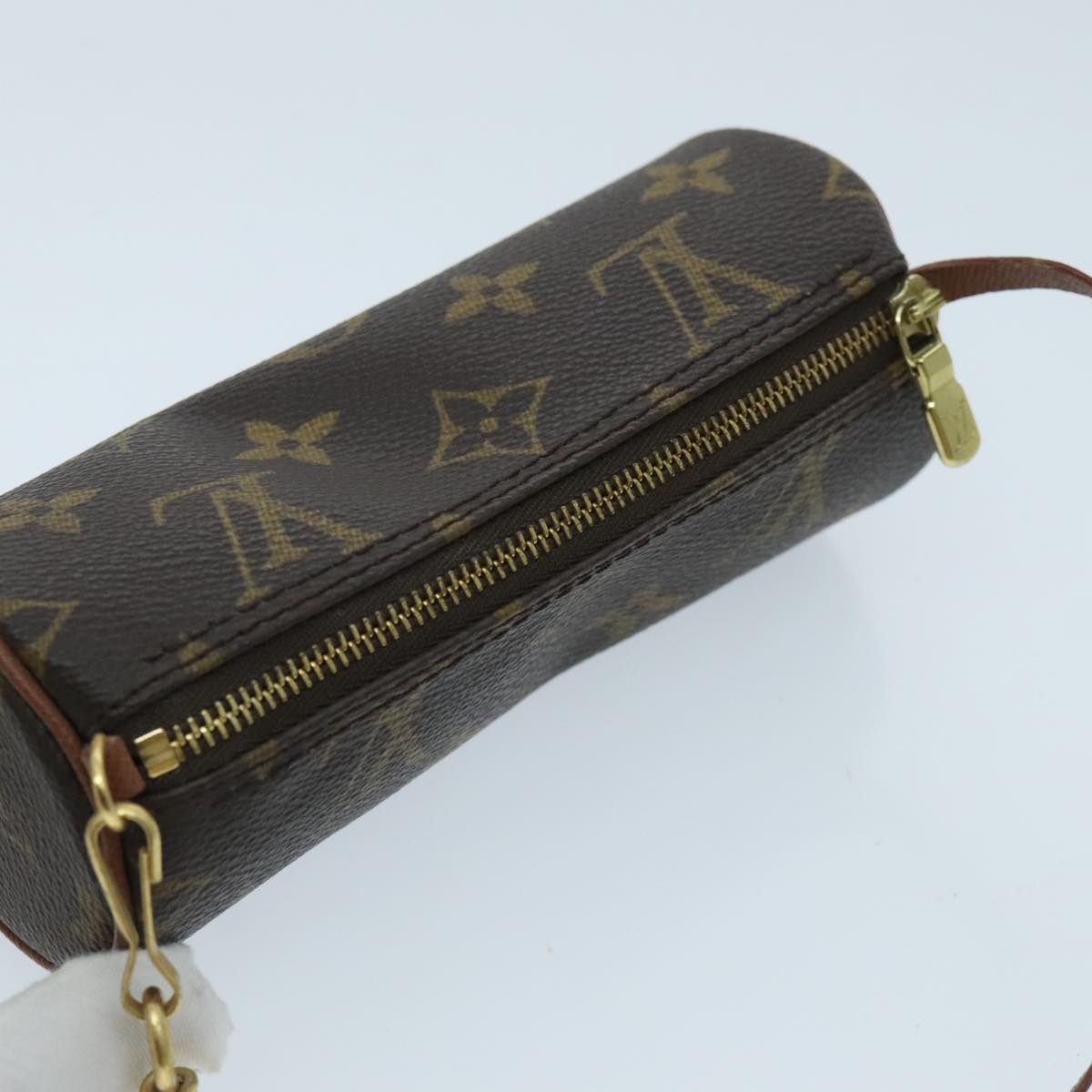 LOUIS VUITTON Monogram Papillon Pouch LV Auth 95889