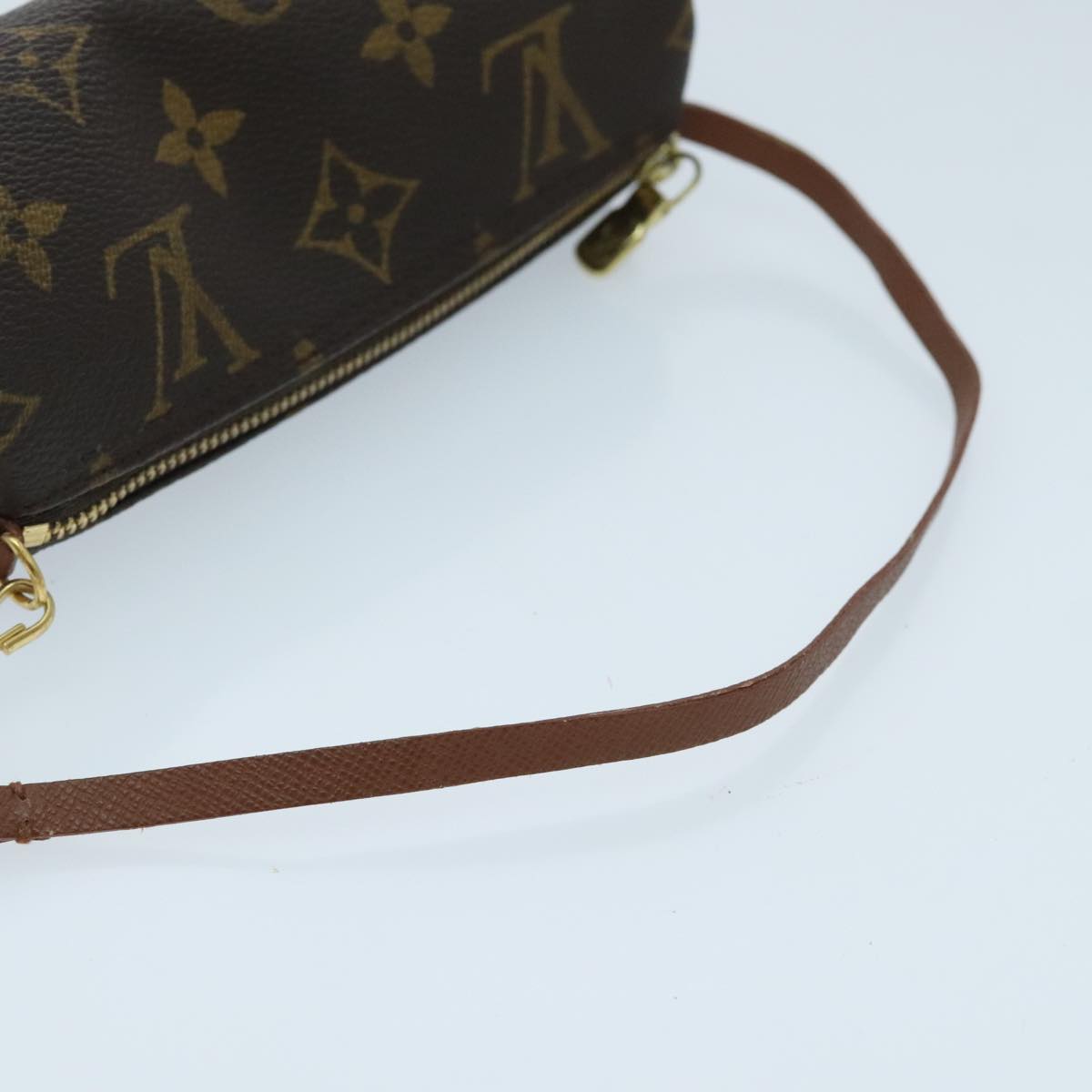 LOUIS VUITTON Monogram Papillon Pouch LV Auth 95889