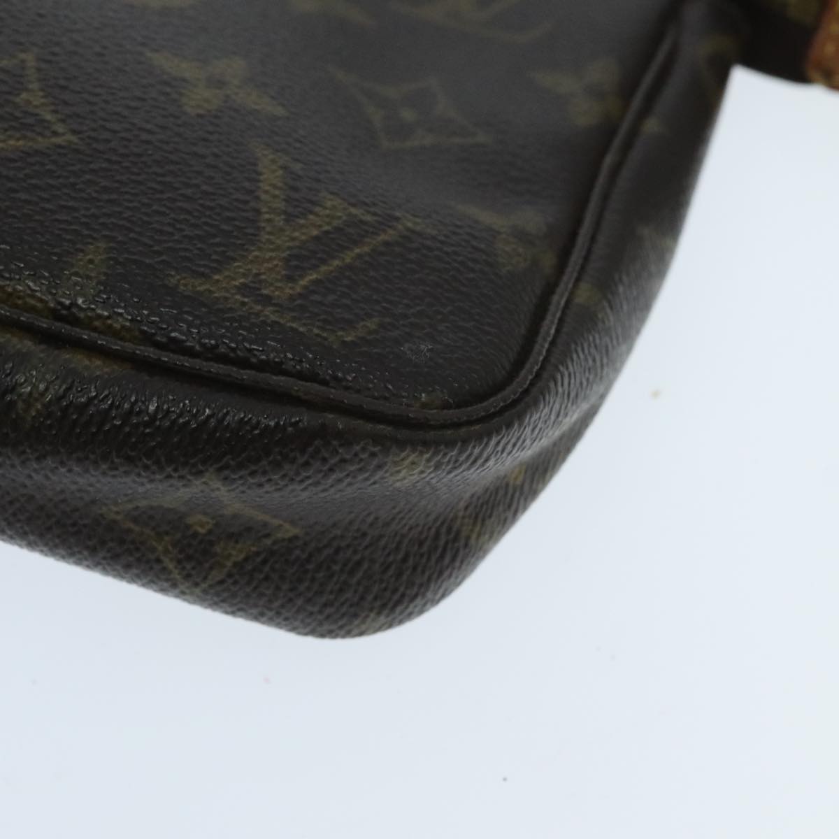 LOUIS VUITTON Monogram Pochette Accessoires Pouch M51980 LV Auth 95897