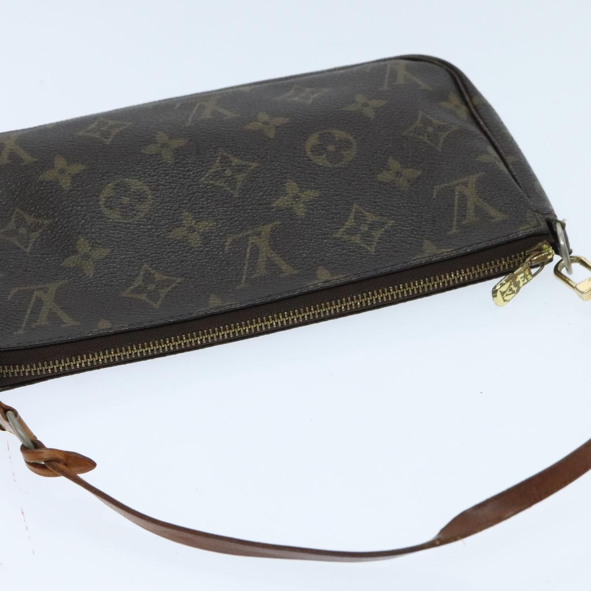 LOUIS VUITTON Monogram Pochette Accessoires Pouch M51980 LV Auth 95897