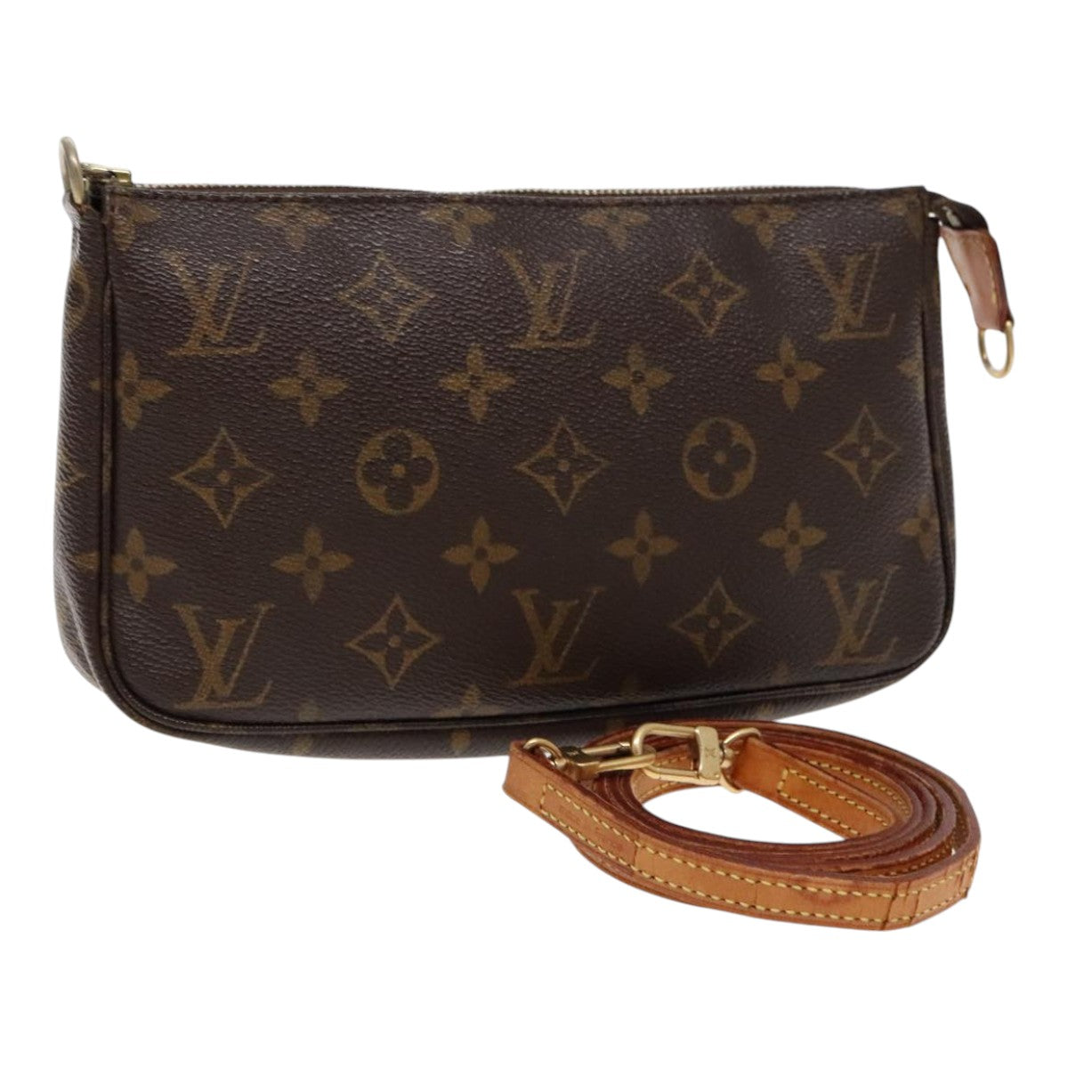 LOUIS VUITTON Monogram Pochette Accessoires Pouch M51980 LV Auth 95920