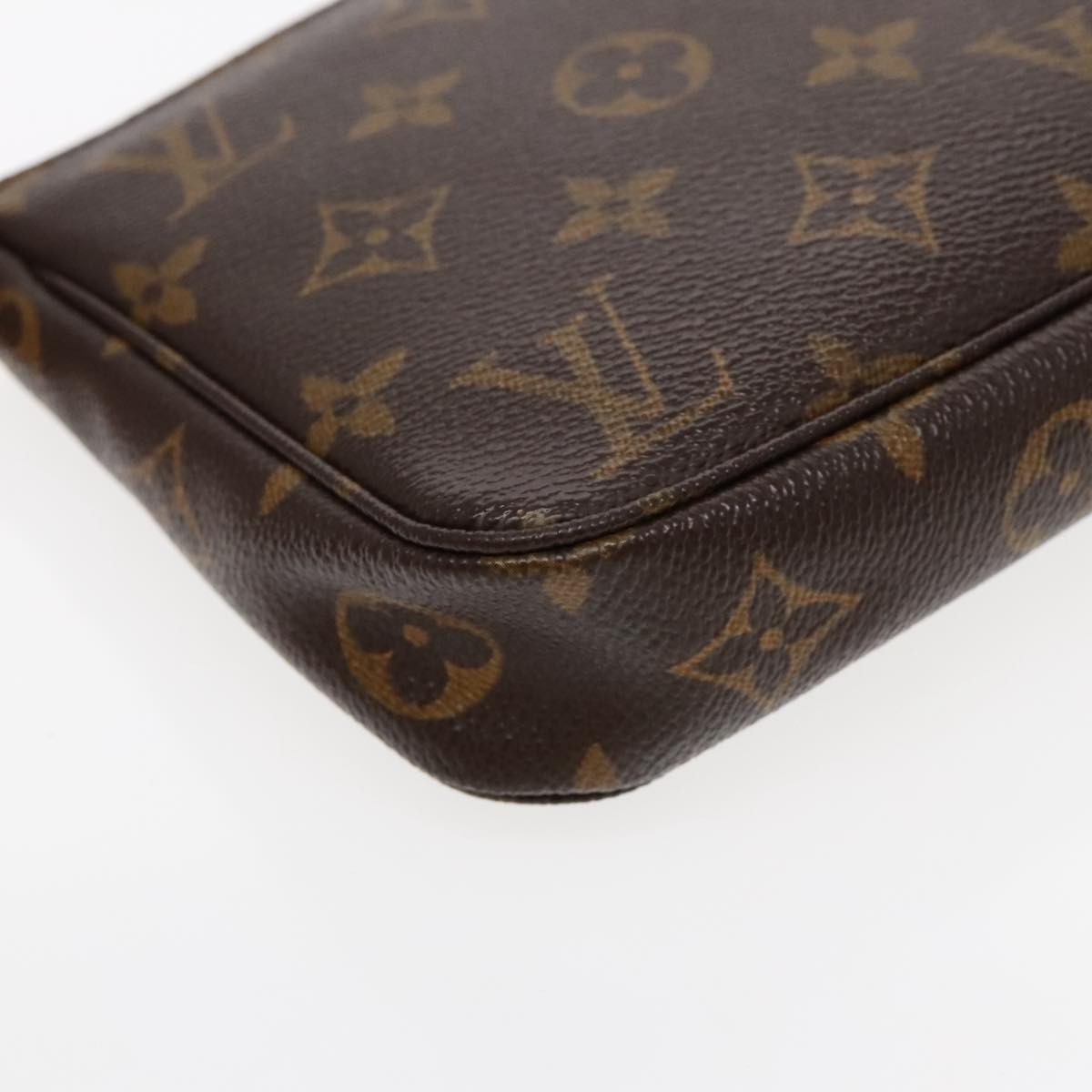 LOUIS VUITTON Monogram Pochette Accessoires Pouch M51980 LV Auth 95920