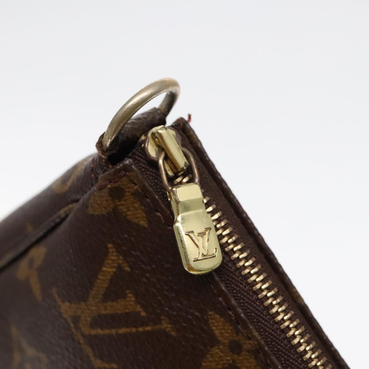 LOUIS VUITTON Monogram Pochette Accessoires Pouch M51980 LV Auth 95920