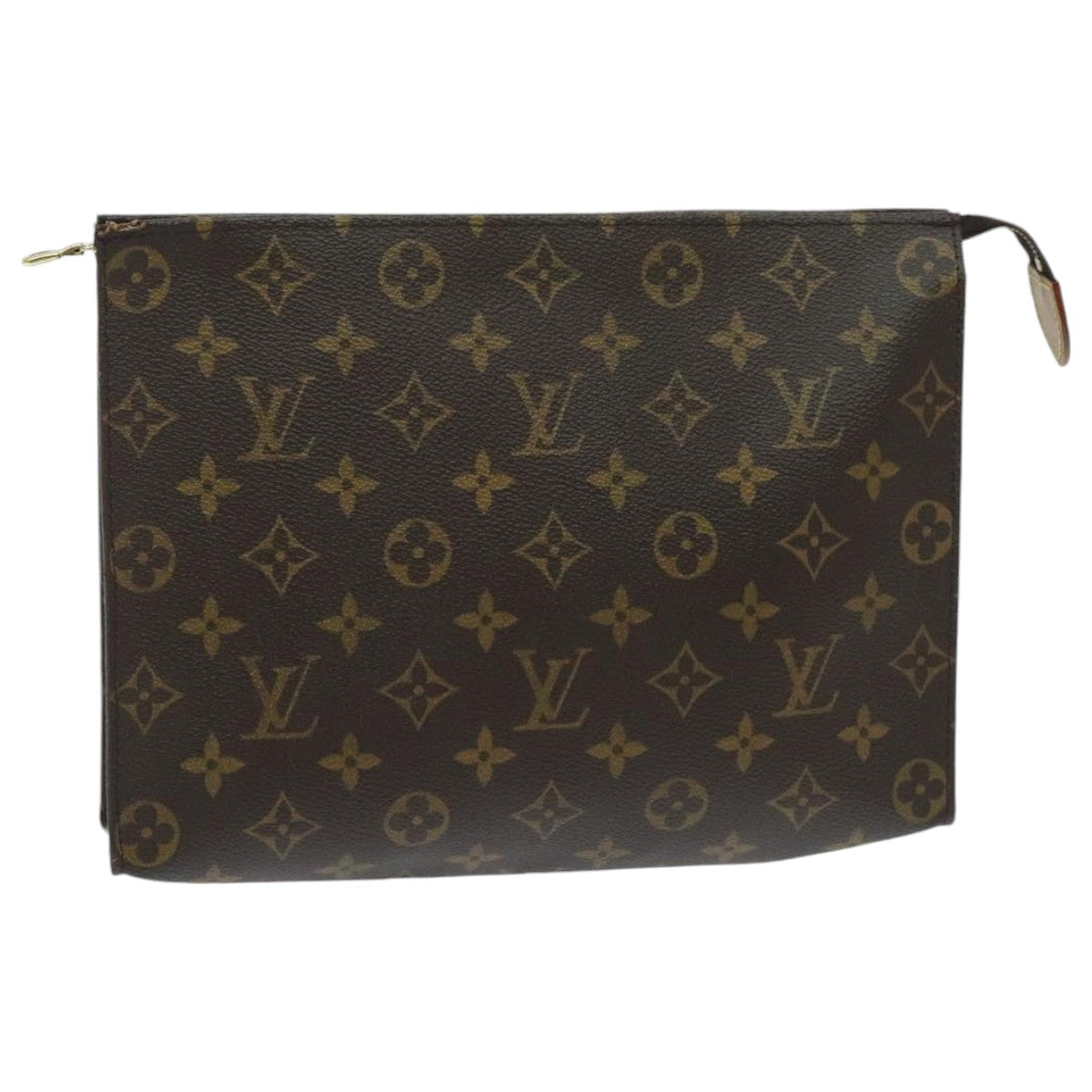 LOUIS VUITTON Monogram Poche Toilette 26 Pouch M47542 LV Auth 95945