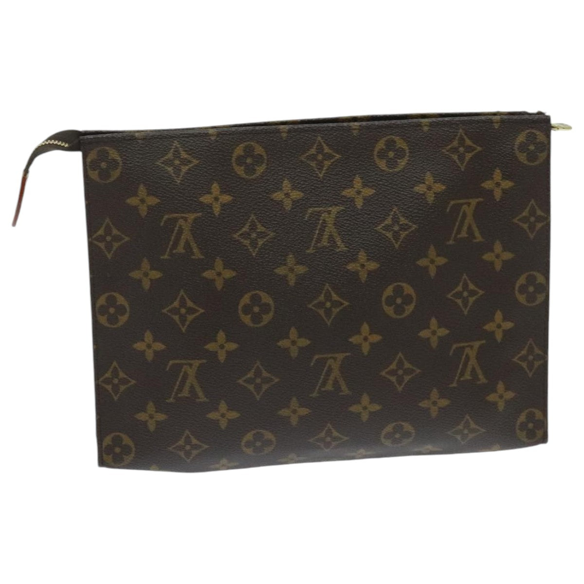 LOUIS VUITTON Monogram Poche Toilette 26 Pouch M47542 LV Auth 95945