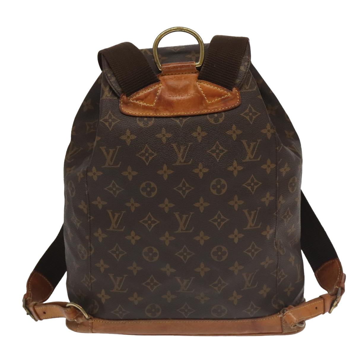 LOUIS VUITTON Monogram Montsouris GM Backpack M51135 LV Auth 95951