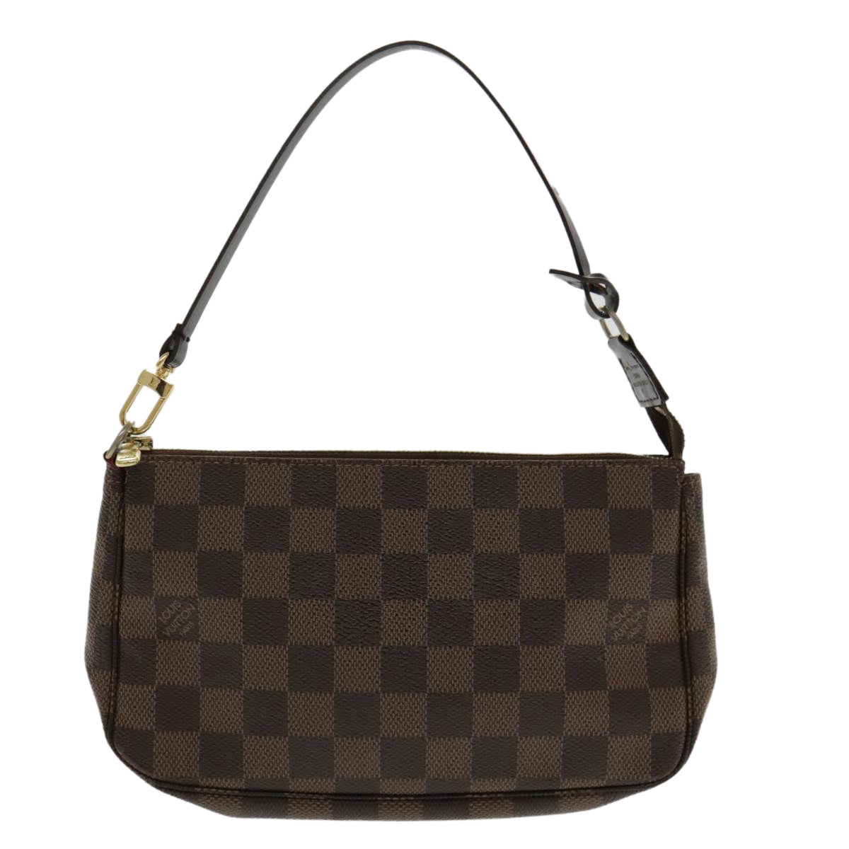 LOUIS VUITTON Damier Ebene Pochette Accessoires Pouch N41206 LV Auth 95986