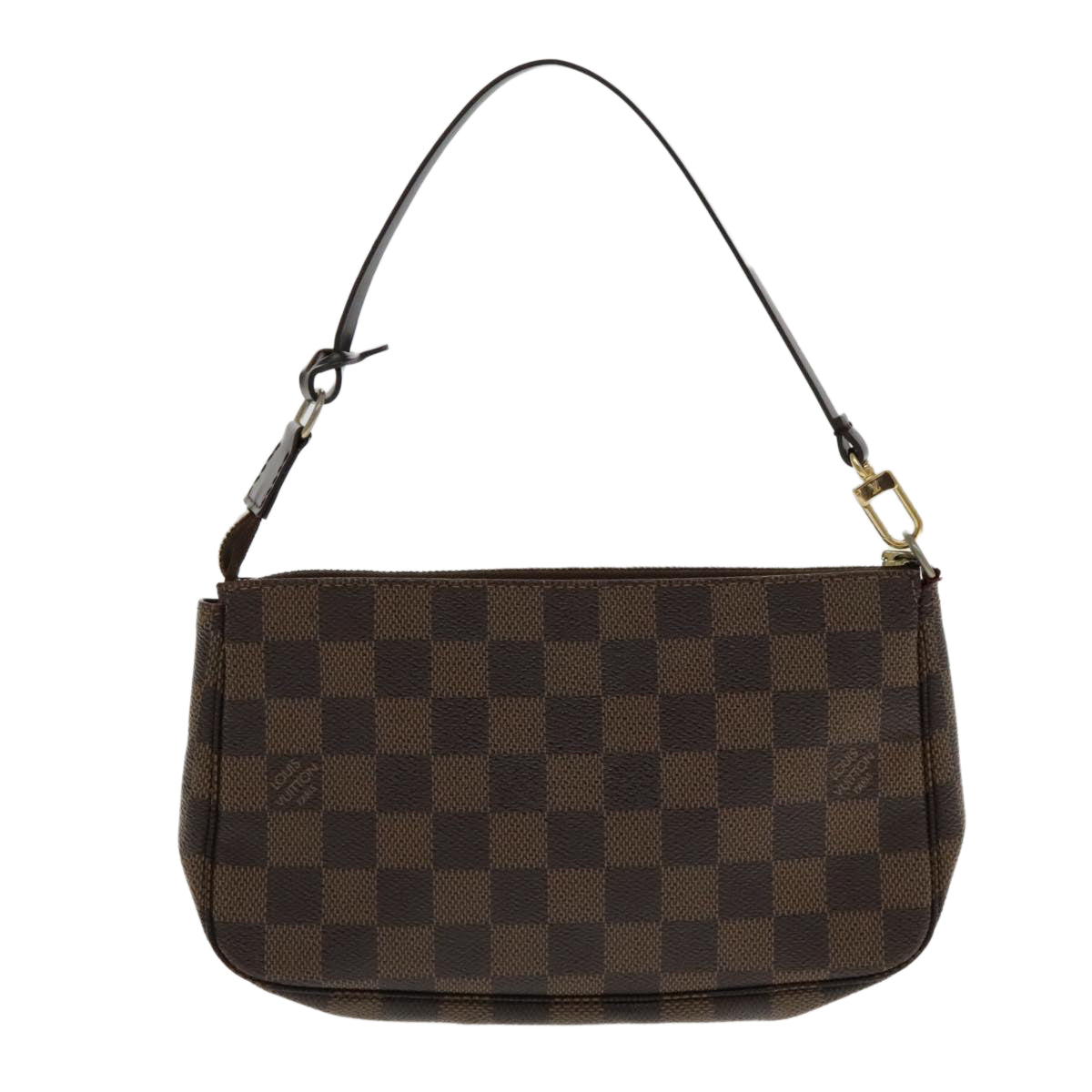 LOUIS VUITTON Damier Ebene Pochette Accessoires Pouch N41206 LV Auth 95986