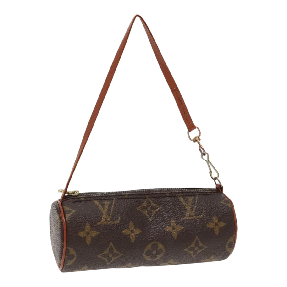 LOUIS VUITTON Monogram Papillon Pouch LV Auth 96006