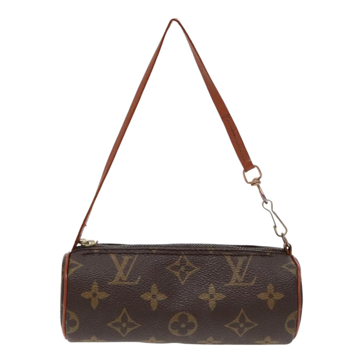 LOUIS VUITTON Monogram Papillon Pouch LV Auth 96006