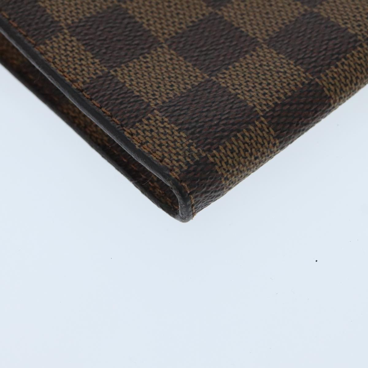 LOUIS VUITTON Damier Ebene Marais Pouch LV Auth 96015