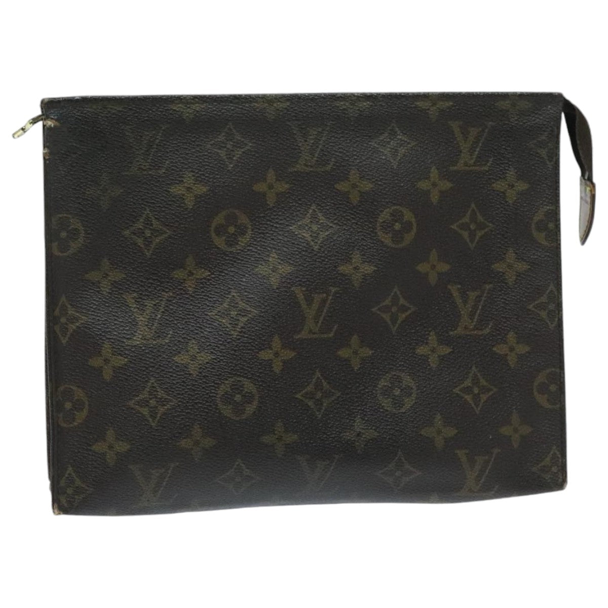 LOUIS VUITTON Monogram Poche Toilette 26 Pouch M47542 LV Auth 96021