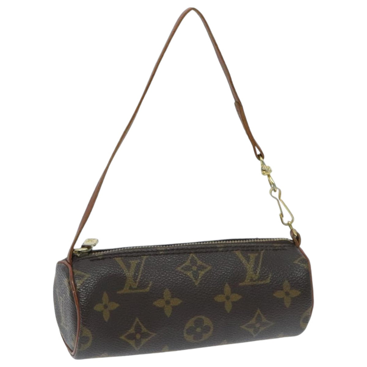 LOUIS VUITTON Monogram Papillon Pouch LV Auth 96023