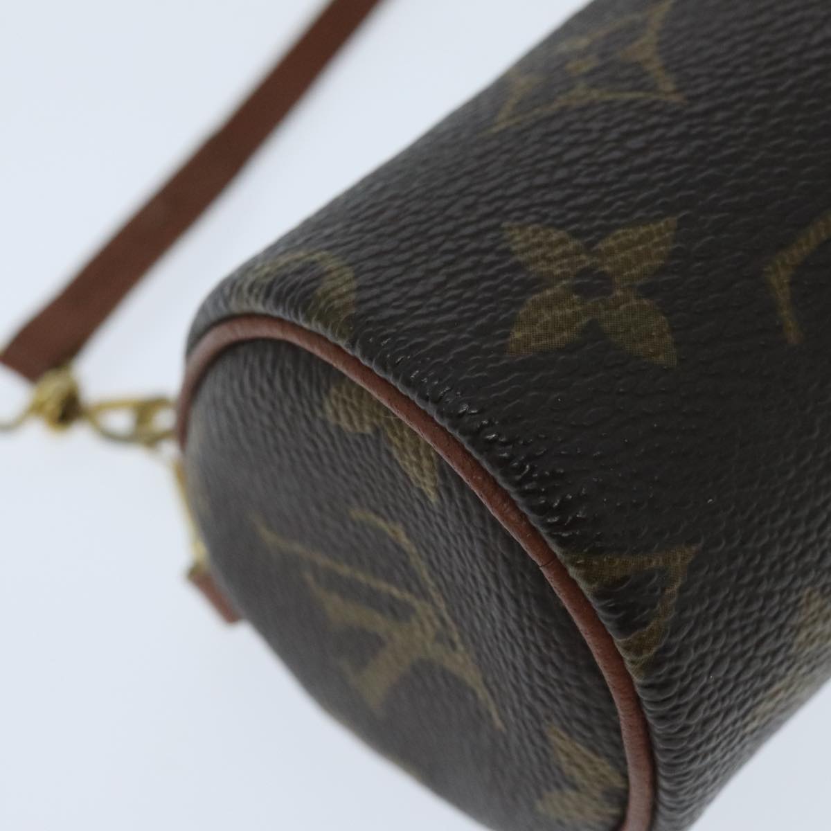 LOUIS VUITTON Monogram Papillon Pouch LV Auth 96023