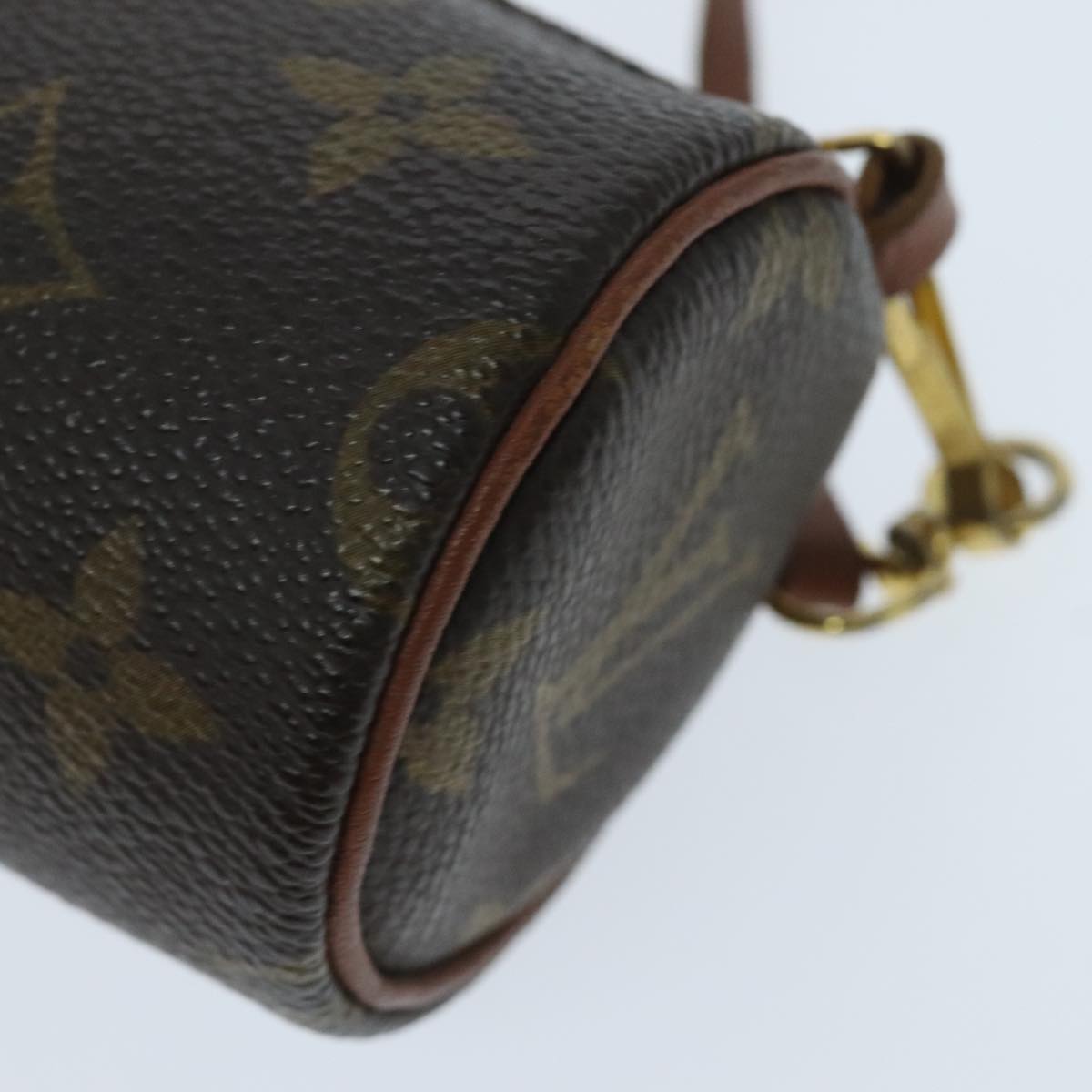 LOUIS VUITTON Monogram Papillon Pouch LV Auth 96023