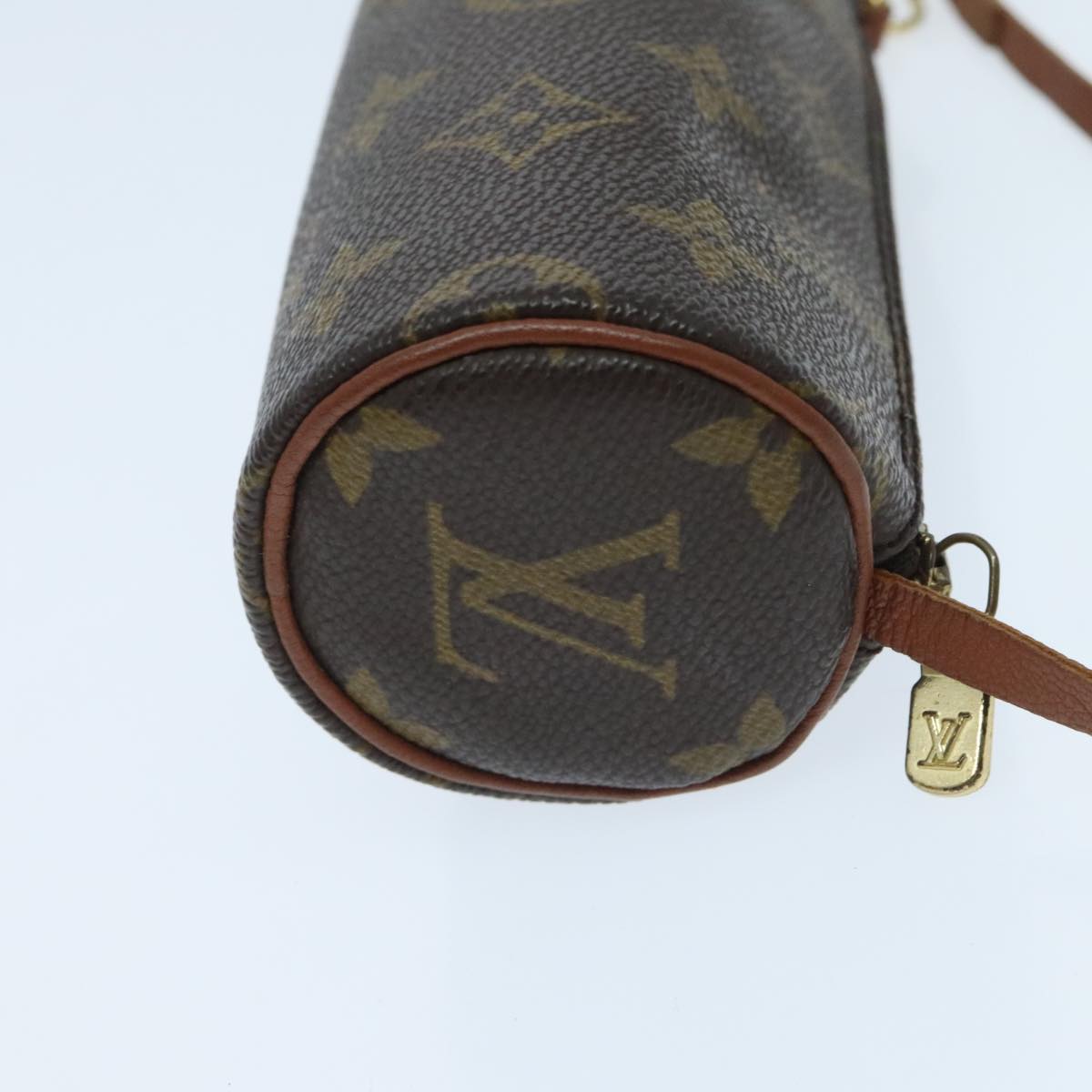 LOUIS VUITTON Monogram Papillon Pouch LV Auth 96023