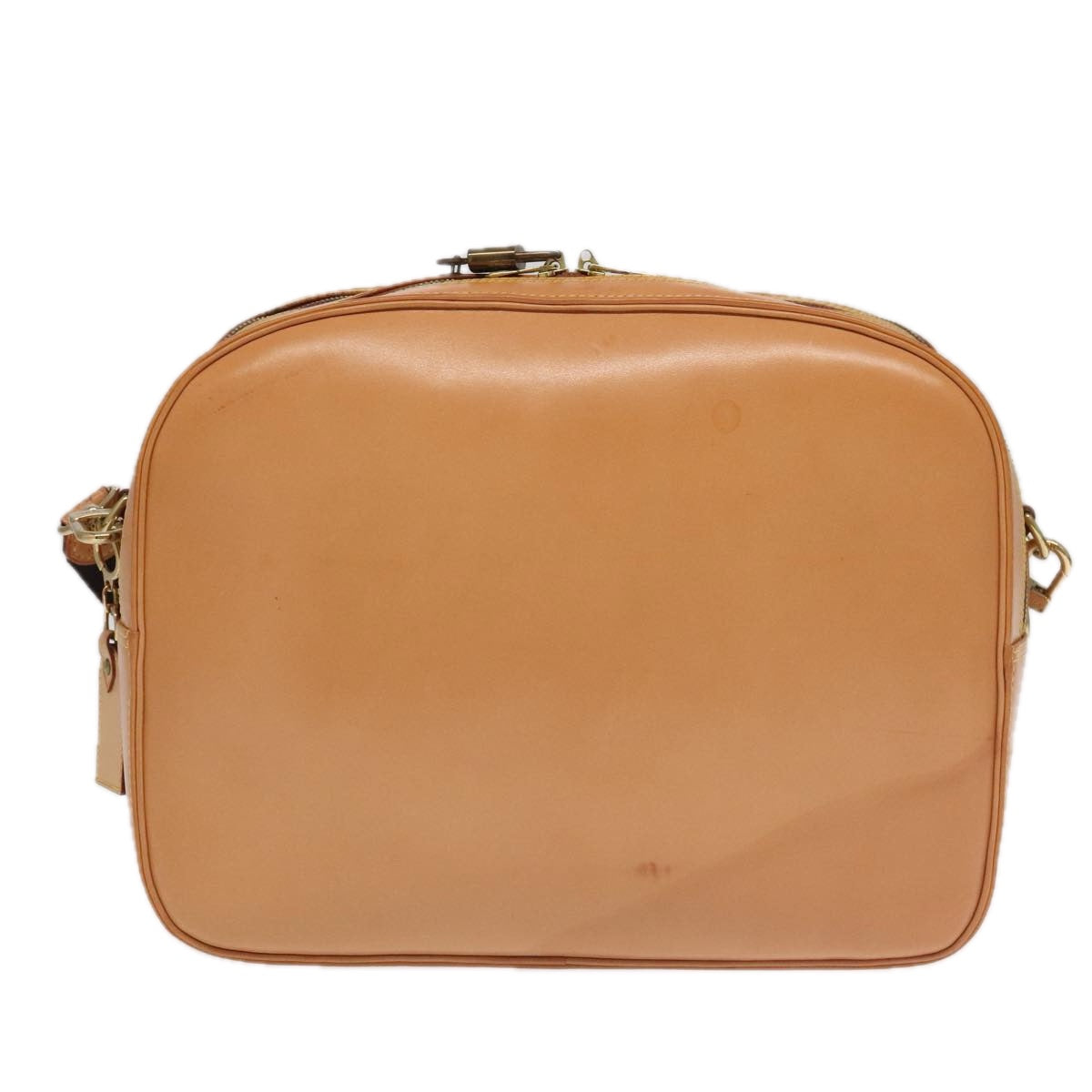 LOUIS VUITTON Nomad Reporter GM Shoulder Bag SPO Beige LV Auth 96049SAV