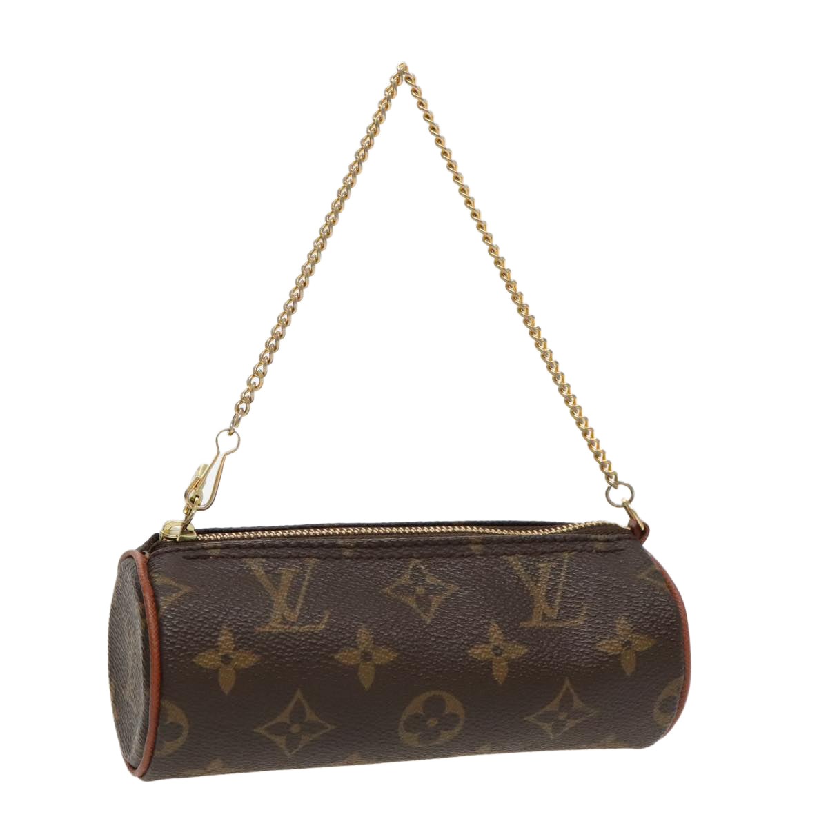 LOUIS VUITTON Monogram Papillon Pouch LV Auth 96052