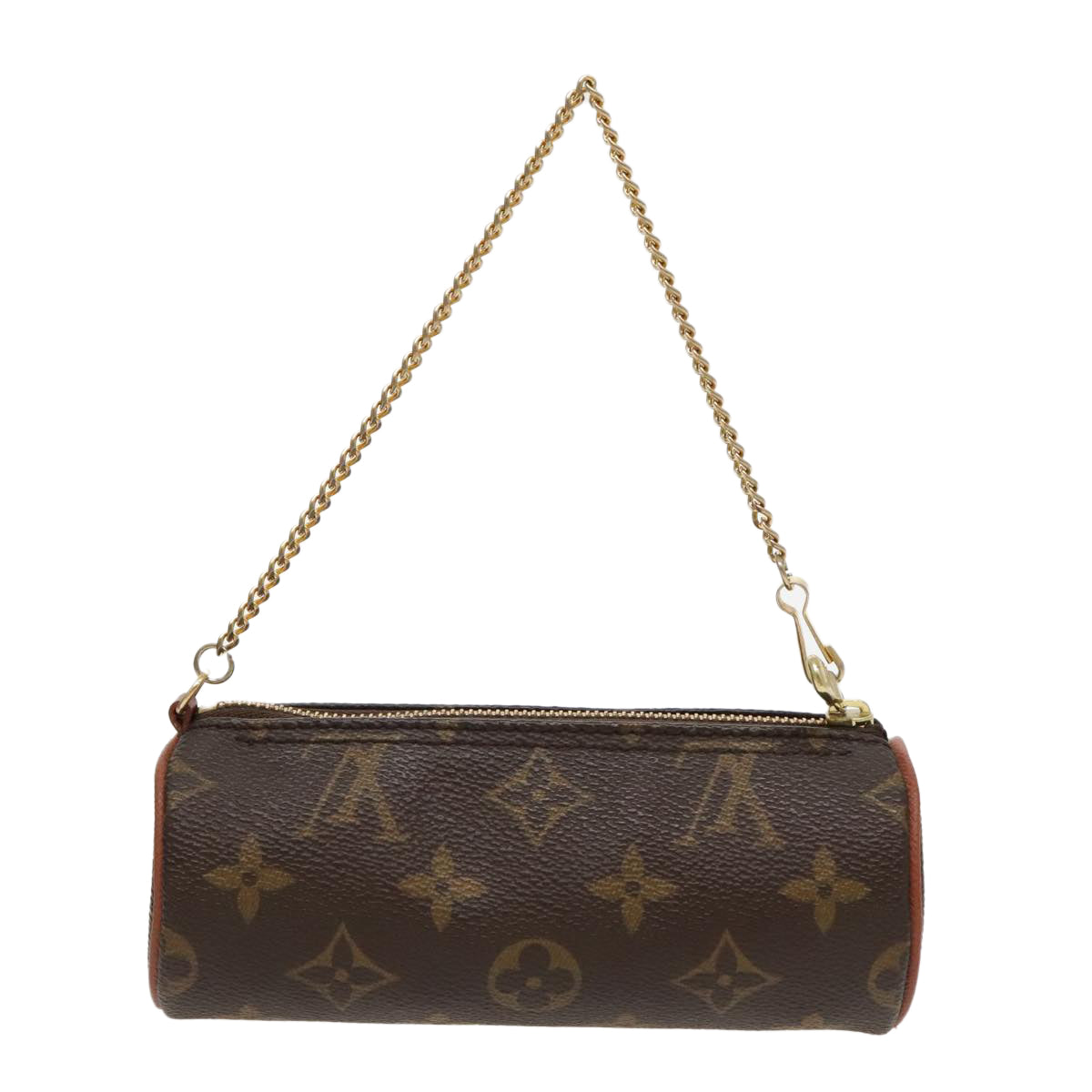 LOUIS VUITTON Monogram Papillon Pouch LV Auth 96052