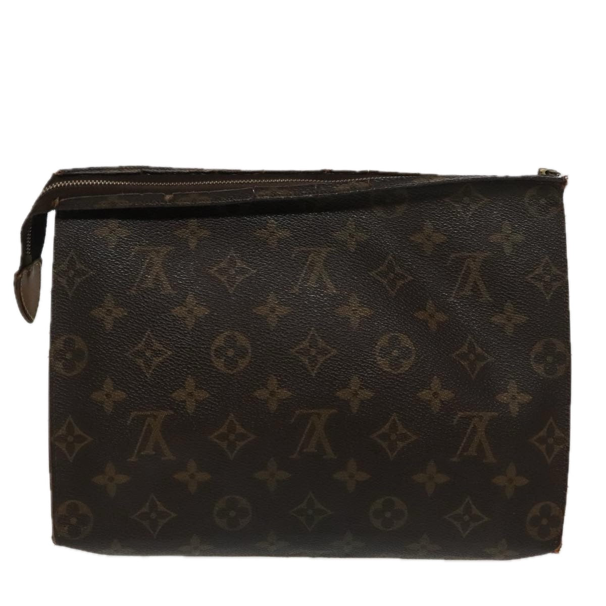 LOUIS VUITTON Monogram Poche Toilette 26 Pouch M47542 LV Auth 96055