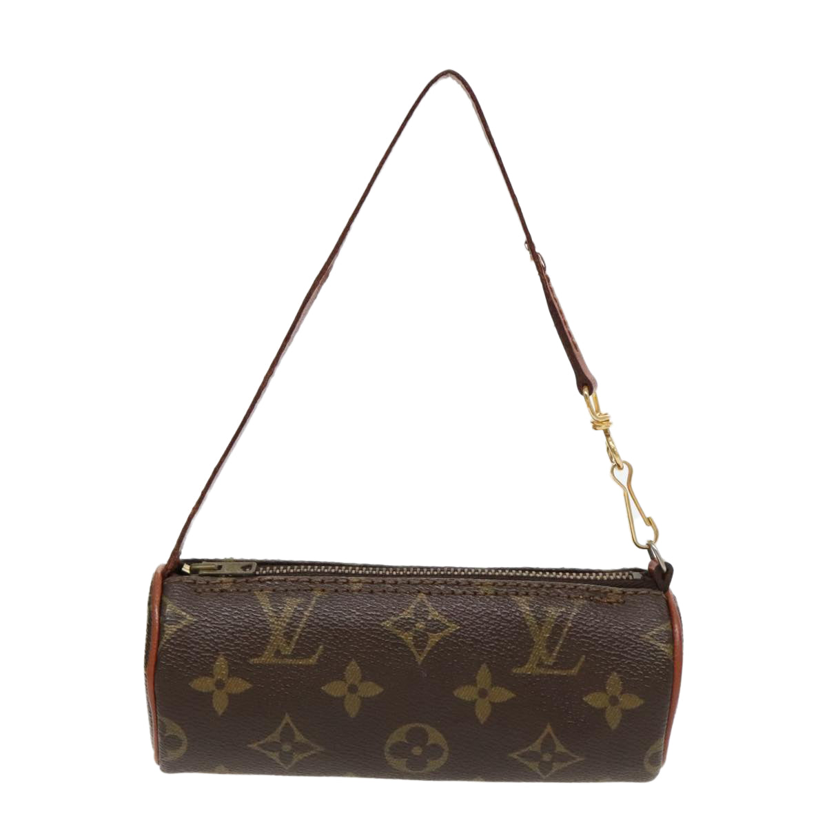 LOUIS VUITTON Monogram Papillon Pouch LV Auth 96078