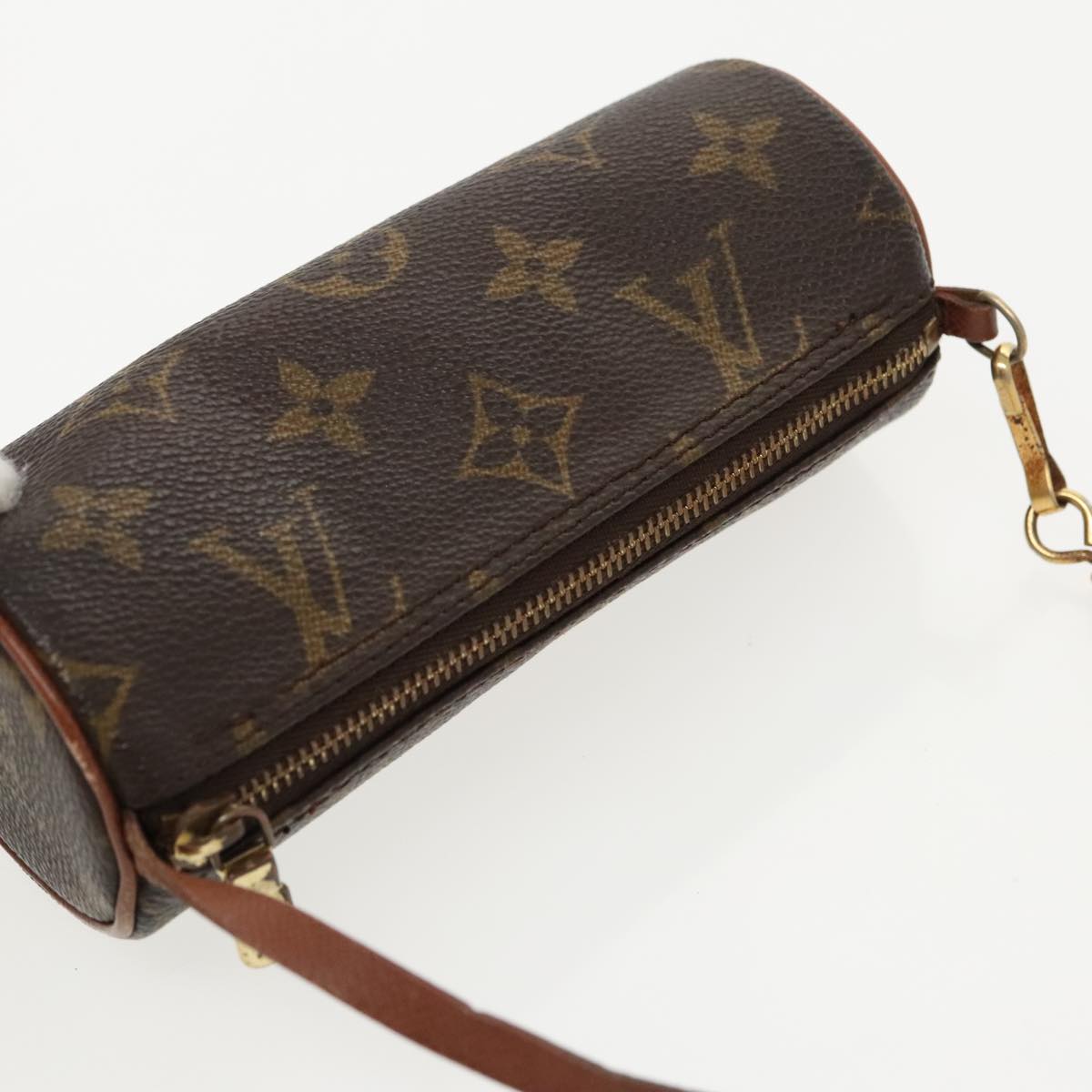 LOUIS VUITTON Monogram Papillon Pouch Pouch LV Auth 96103