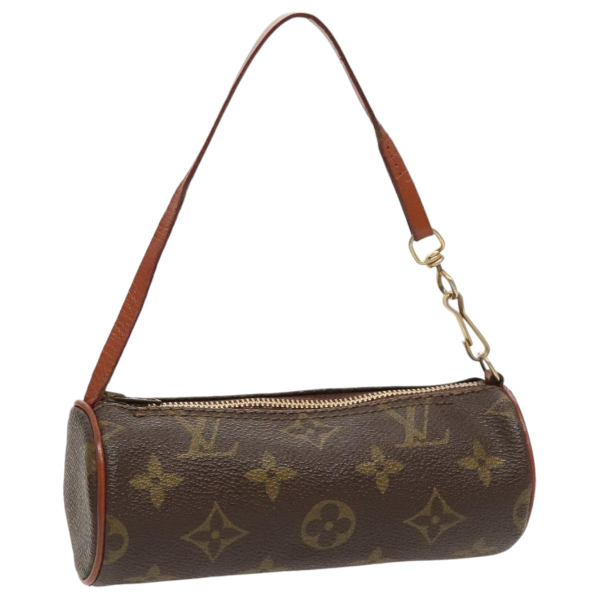 LOUIS VUITTON Monogram Papillon Pouch LV Auth 96105