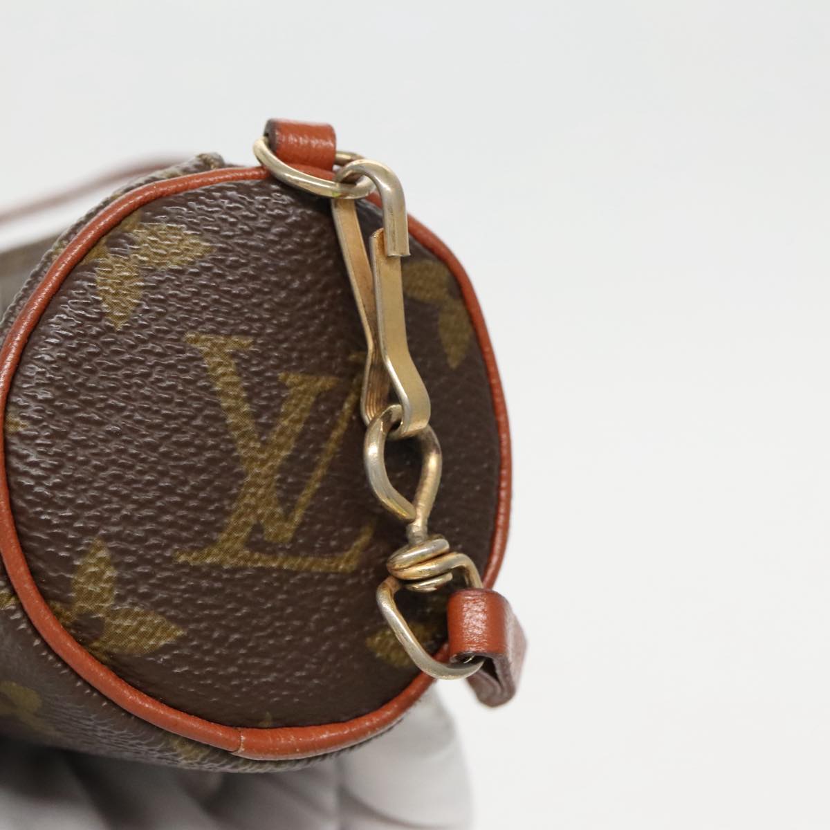 LOUIS VUITTON Monogram Papillon Pouch LV Auth 96105