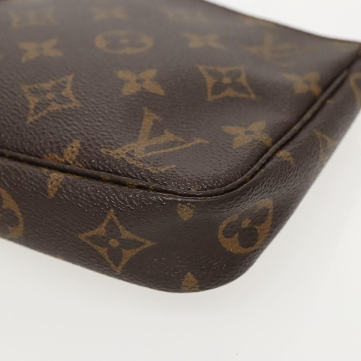 LOUIS VUITTON Monogram Pochette Accessoires Pouch M51980 LV Auth 96145