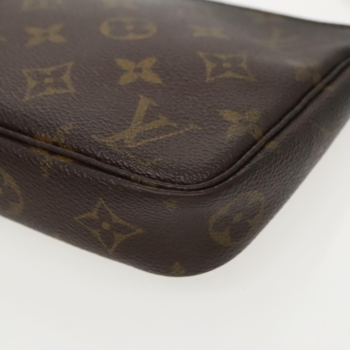 LOUIS VUITTON Monogram Pochette Accessoires Pouch M51980 LV Auth 96147