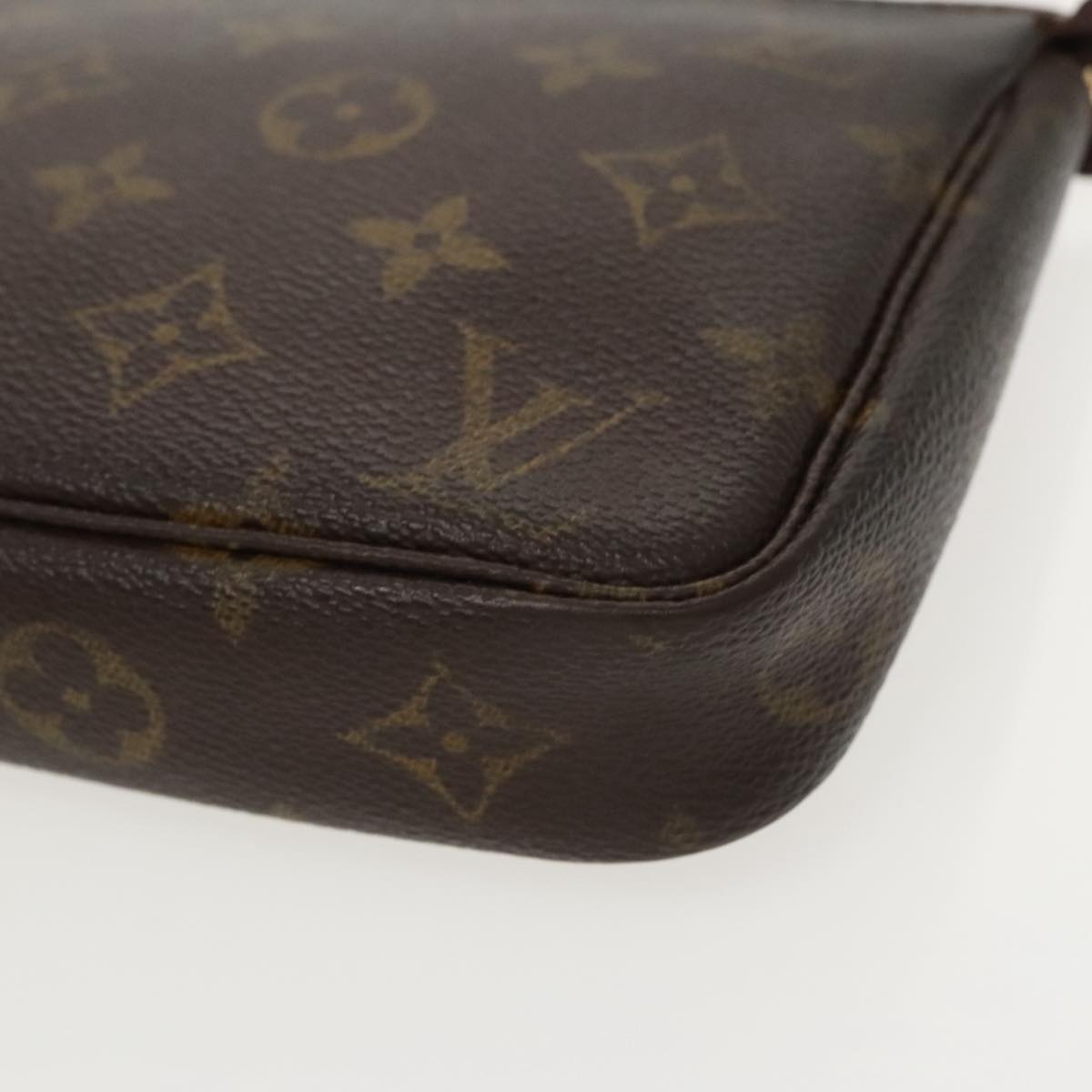 LOUIS VUITTON Monogram Pochette Accessoires Pouch M51980 LV Auth 96147