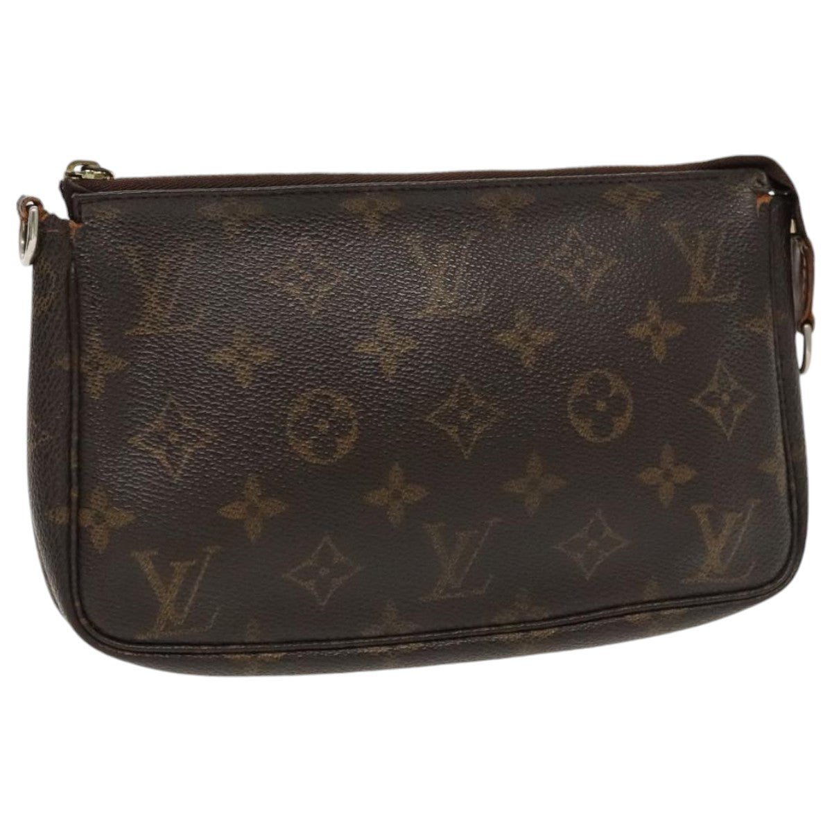 LOUIS VUITTON Monogram Pochette Accessoires Pouch M51980 LV Auth 96148