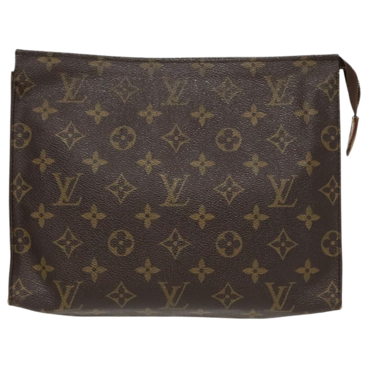 LOUIS VUITTON Monogram Poche Toilette 26 Pouch M47542 LV Auth 96150